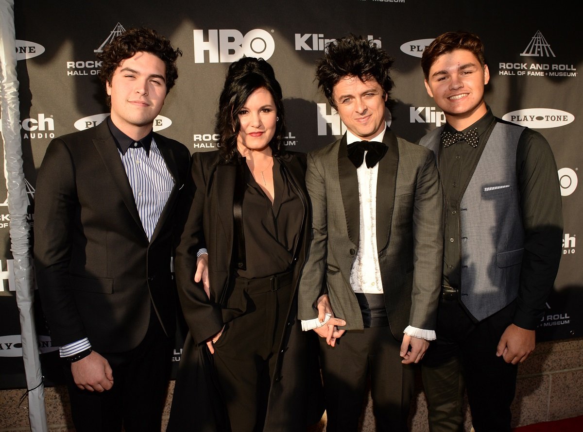 Billie Joe Armstrong and his family