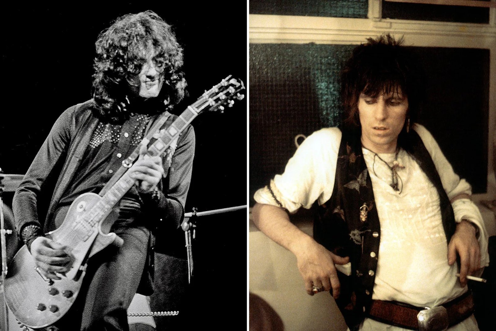 Jimmy page and keith richards