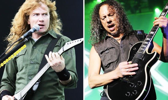 Kirk hammet and dave mustaine