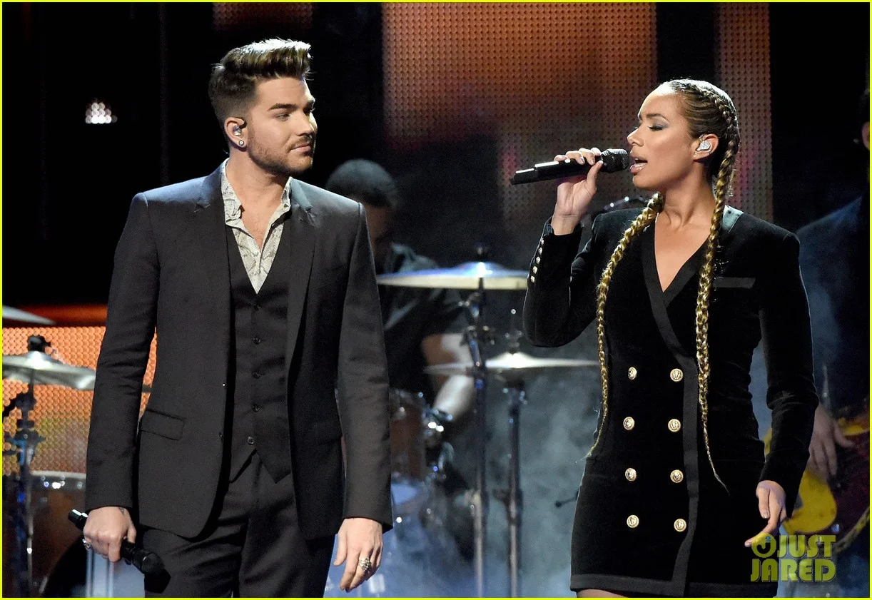 Adam Lambert and Leona Lewis