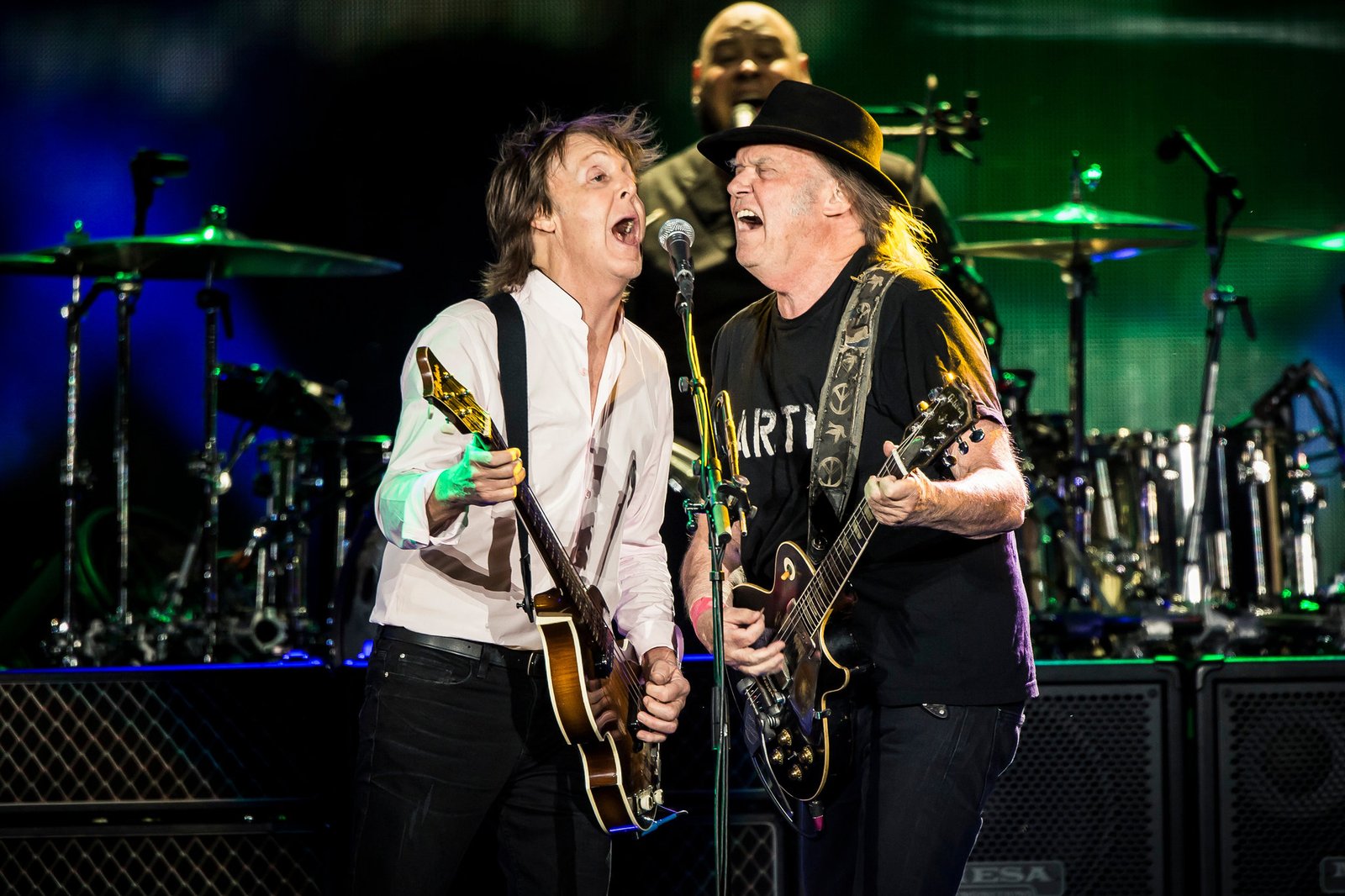 Paul McCartney and Neil Young