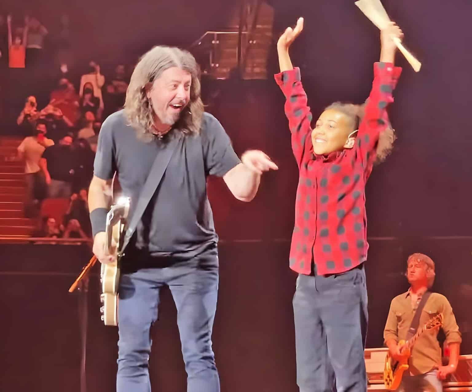 dave grohl and 11 years old